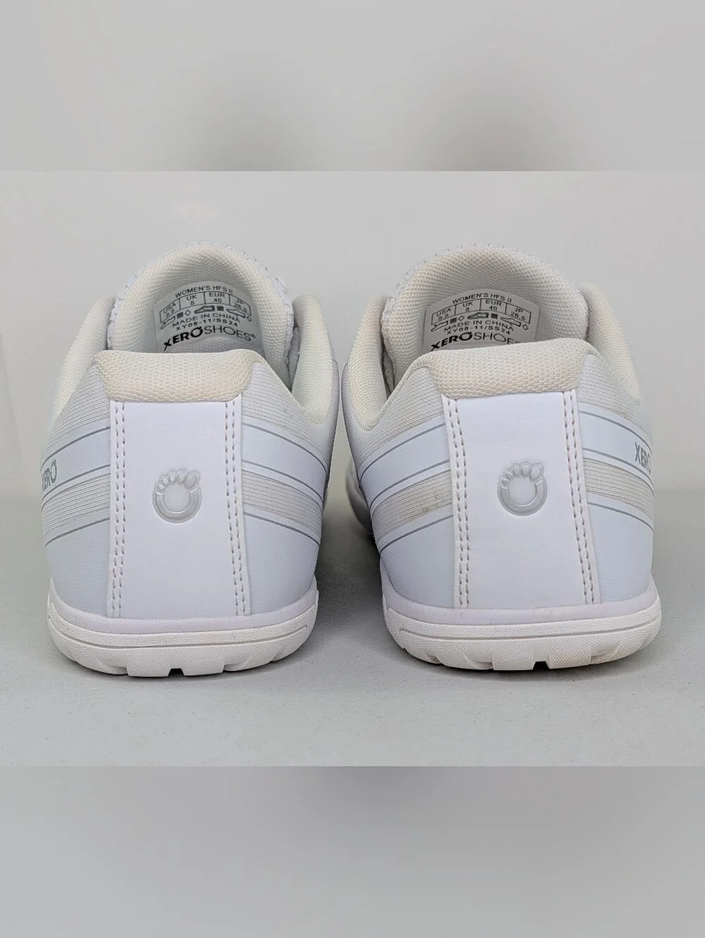 Xero Shoes HFS II Barefoot Running Sneakers Womens Size 9.5 White Low Top